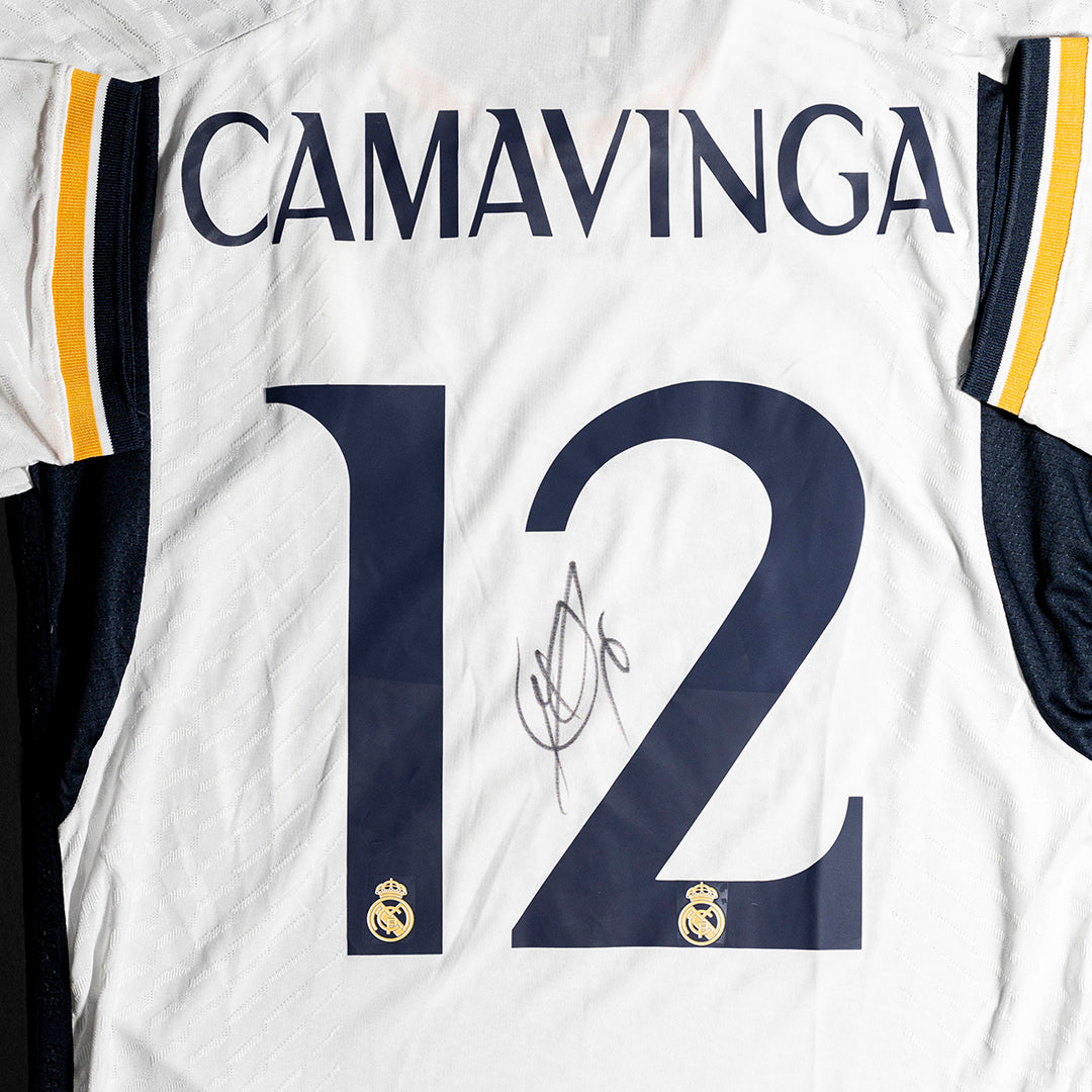 Jersey Firmado de Eduardo Camavinga - Real Madrid